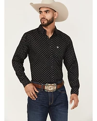 Ariat Men's Seymour Geo Print Long Sleeve Button-Down Western Shirt