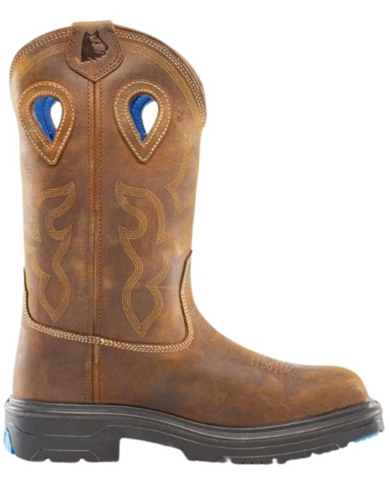 Steel Blue Men's Heeler Wellington Work Boots - Toe