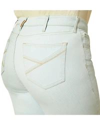 Ariat Women's Jordyn Light Wash Perfect Rise Trouser Stretch Denim Jeans - Plus