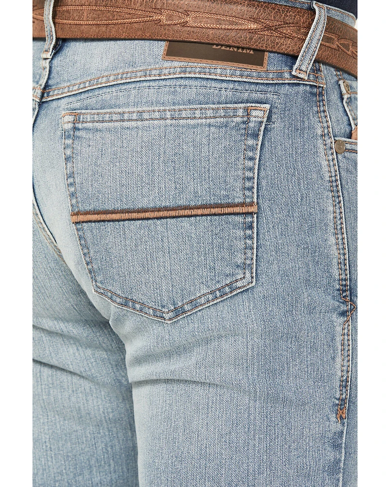 Ariat Men's M7 Linda Ray Light Wash Slim Straight Pro Series Performance Denim Jeans