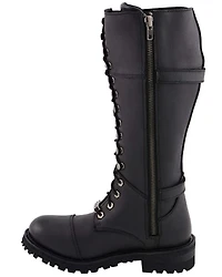 Milwaukee Leather Women's Front Toe Cap Riding Boots - Round