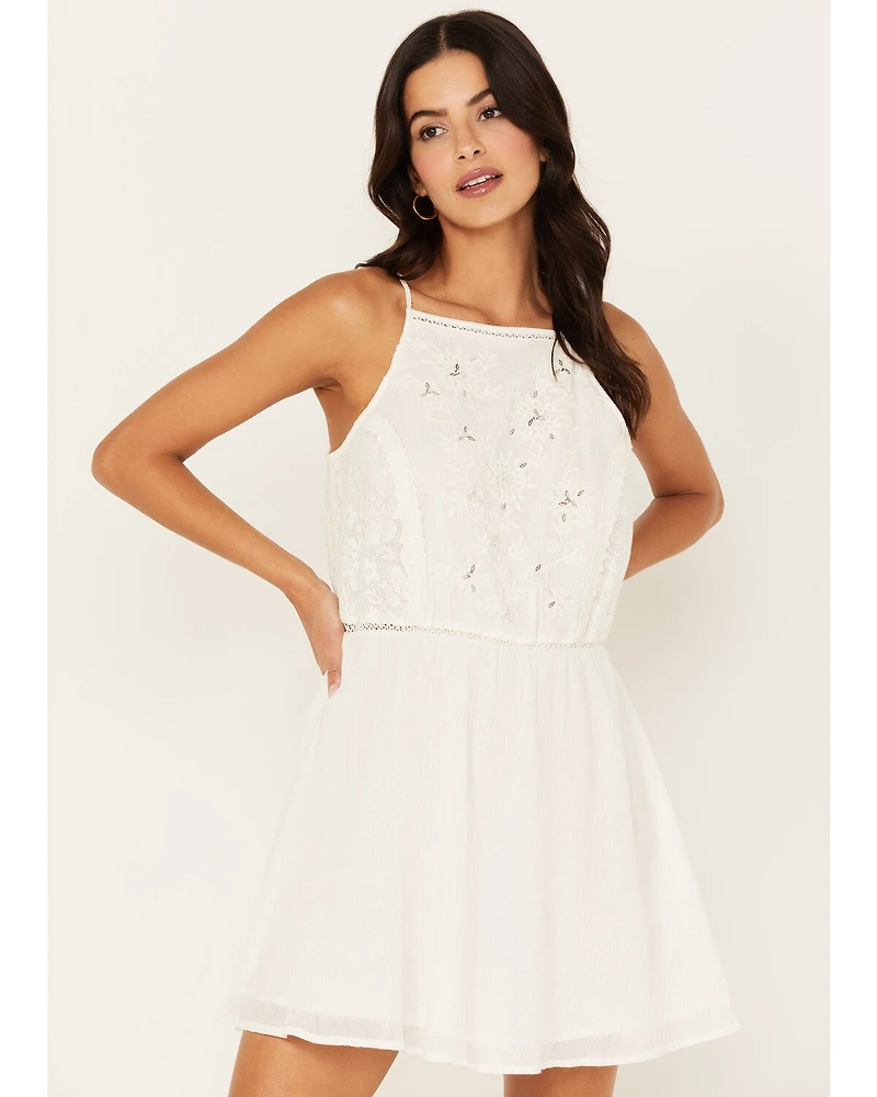 Idyllwind Women's Justyna Embroidered Mini Dress