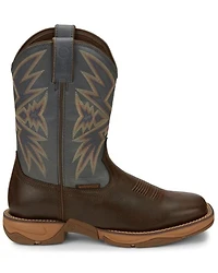 Tony Lama Men's Bartlett Coffee Western Work Boots - Soft Toe