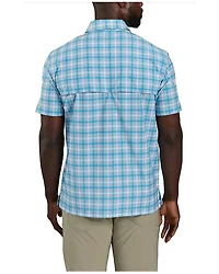 Carhartt Men's Force Sun Defender™ Relaxed Fit Lightweight Plaid Print Short Sleeve Button-Down Shirt
