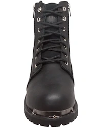 Ad Tec Men's Double Zipper Biker Boots - Soft Toe