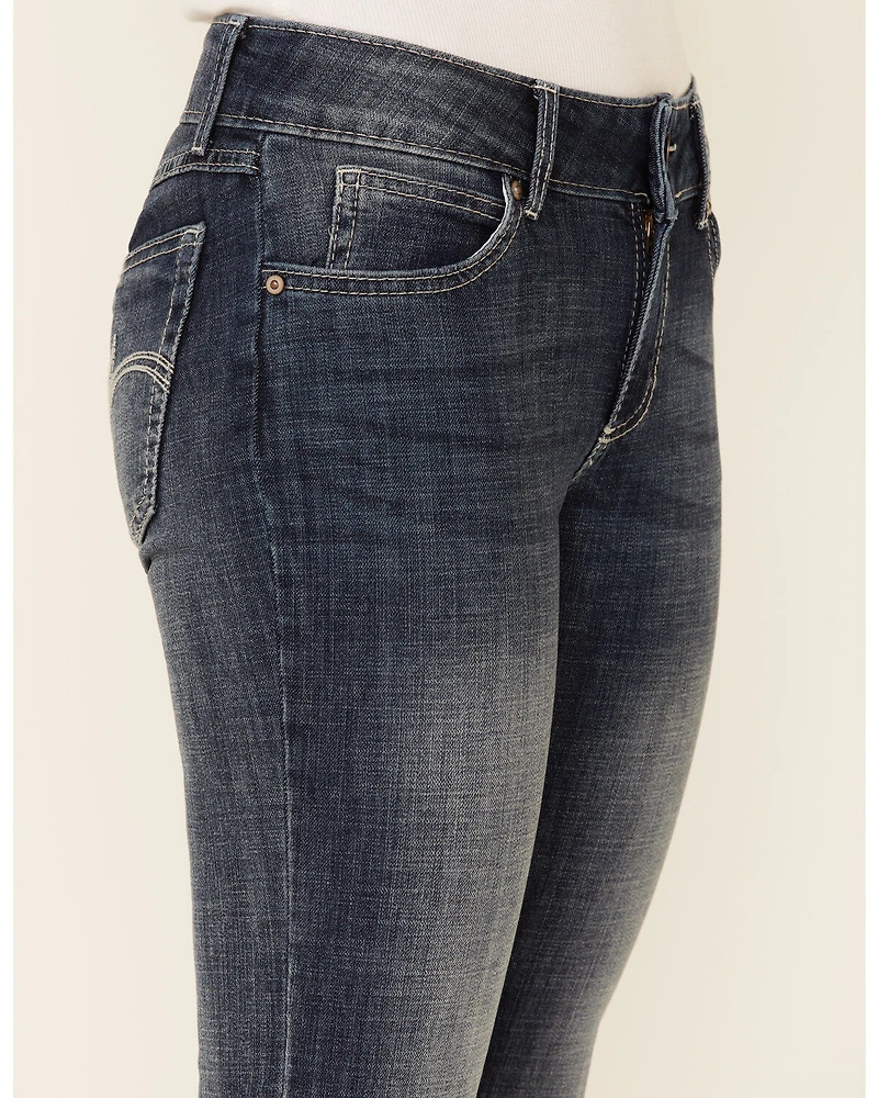 Wrangler Women's Medium Wash Straight Leg Jeans