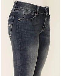Wrangler Women's Medium Wash Straight Leg Jeans