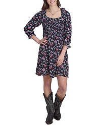 Roper Women's Bronc Riders Printed Midi Dress