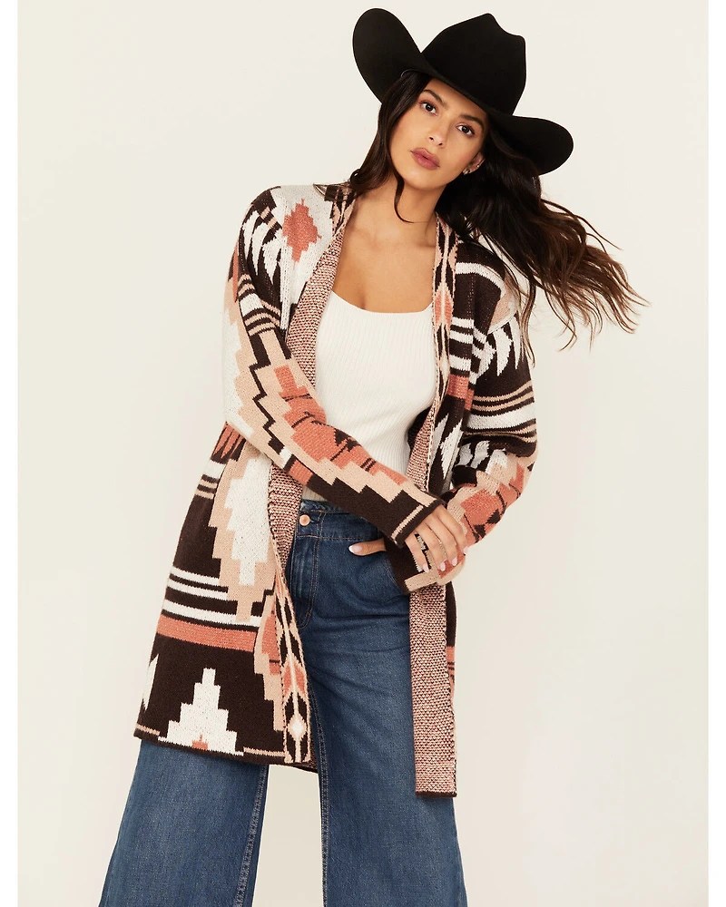 Shyanne Women's Southwestern Print Cardigan