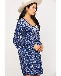 Roper Women's Floral Print Mini Dress
