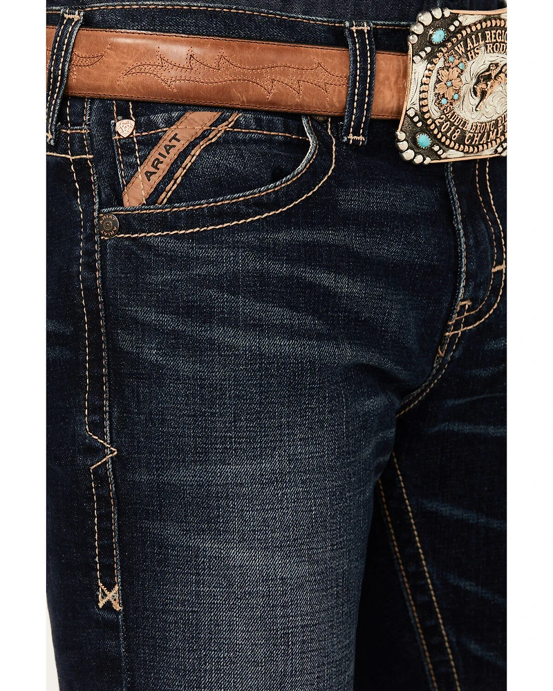 Ariat Men's M8 Dark Wash Modern Slim Stretch Denim Jeans