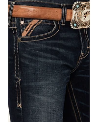 Ariat Men's M8 Dark Wash Modern Slim Stretch Denim Jeans