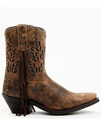 Laredo Women's Sweet Water Inlay Western Fashion Booties - Snip Toe