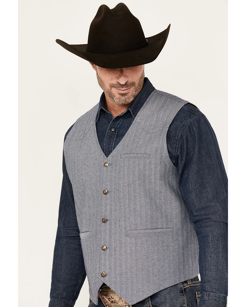 Cody James Men's St Louis Herringbone Vest