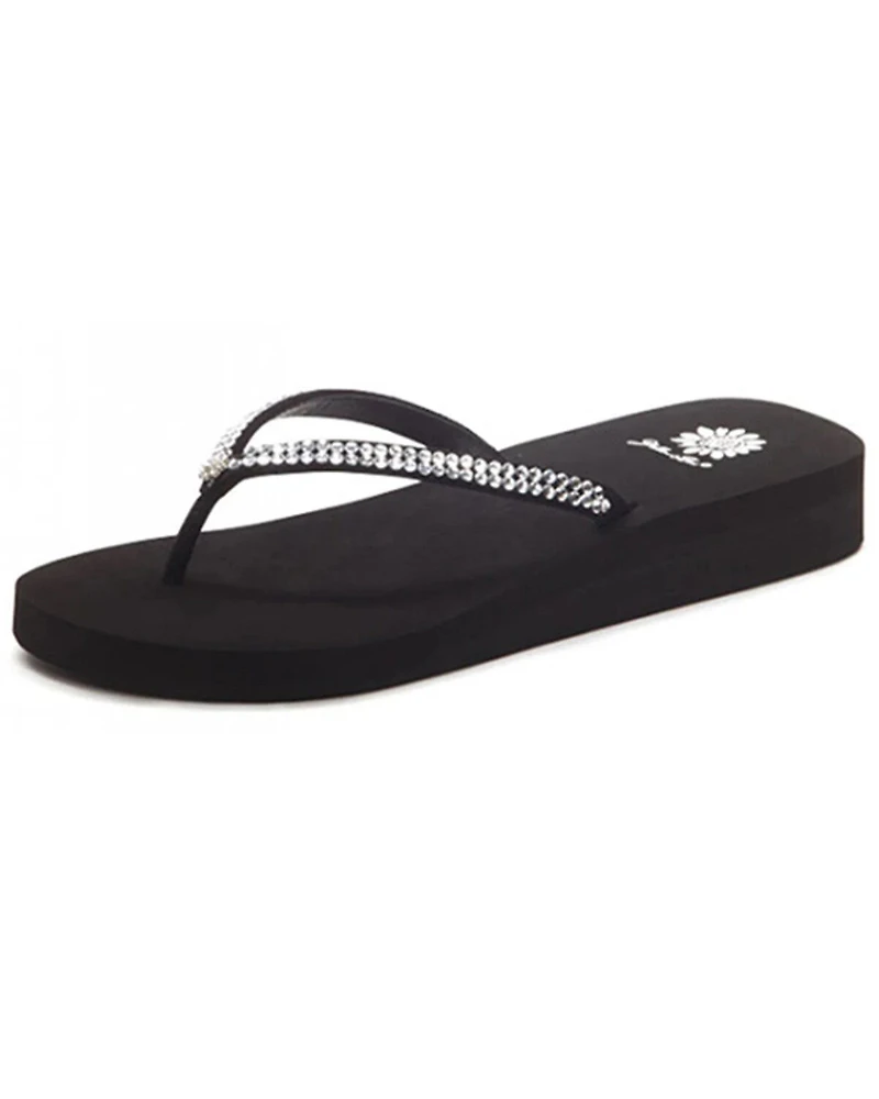 Yellow Box Women's Jello Rhinestone Sandals