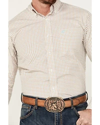 Ariat Men's Pro Series Kiernan Plaid Print Long Sleeve Button-Down Western Shirt