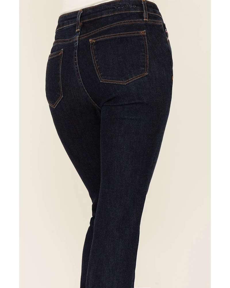 VIGOSS Women's Dark Wash Bootcut Jagger Classic Fit Jeans