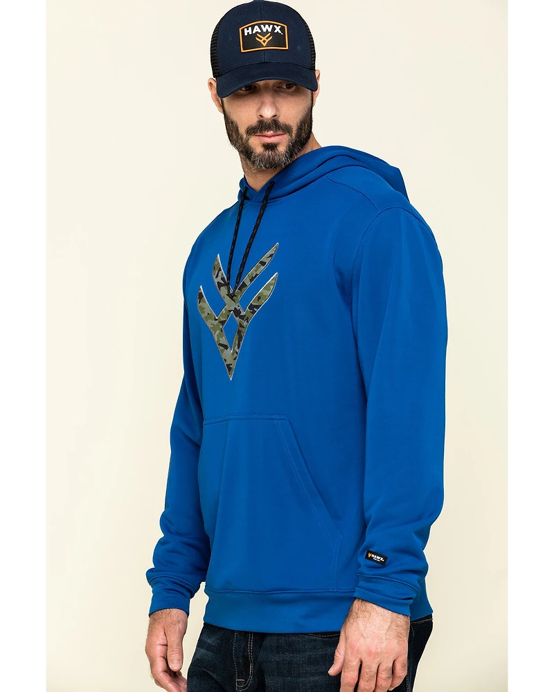 Hawx Men's Tech Logo Hooded Work Sweatshirt