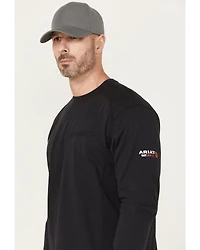Ariat Men's FR Air USA Scream Long Sleeve Work T-Shirt