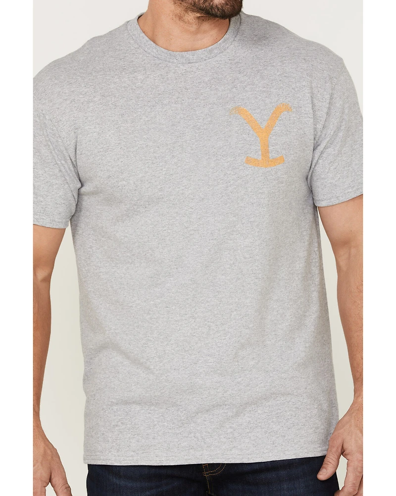 Paramount Network's Yellowstone Men's For The Brand Silhouette Graphic T-Shirt