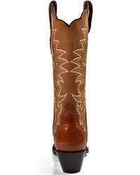 Dan Post Women's Eel Peanut Exotic Western Boot - Snip Toe
