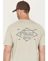Ariat Men's Rebar Heat Fighter Wired Short Sleeve Pocket Work Shirt