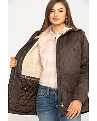 Outback Trading Co. Women's Woodbury Canyonland Jacket with Sherpa Hood