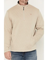 George Strait by Wrangler Men's Solid 1/4 Zip Pullover