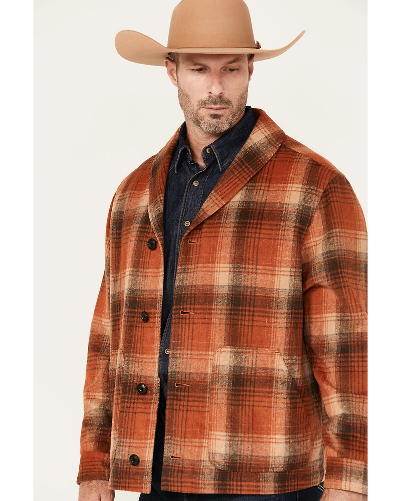 Cripple Creek Men's GPA Plaid Print Button-Down Coat