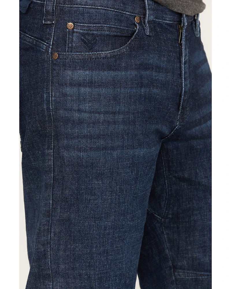 Hawx Men's Washed Stretch Work Jeans