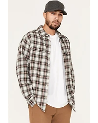 Brothers and Sons Men's Everyday Plaid Long Sleeve Button Down Western Flannel Shirt
