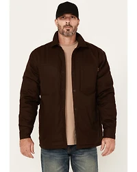 Hawx Men's Oakdale Sherpa Lined Waxed Shirt Jacket