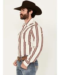 Wrangler Retro Men's Striped Long Sleeve Snap Western Shirt