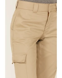 Dickies Women's Mid Rise Straight Stretch Twill Cargo Work Pants