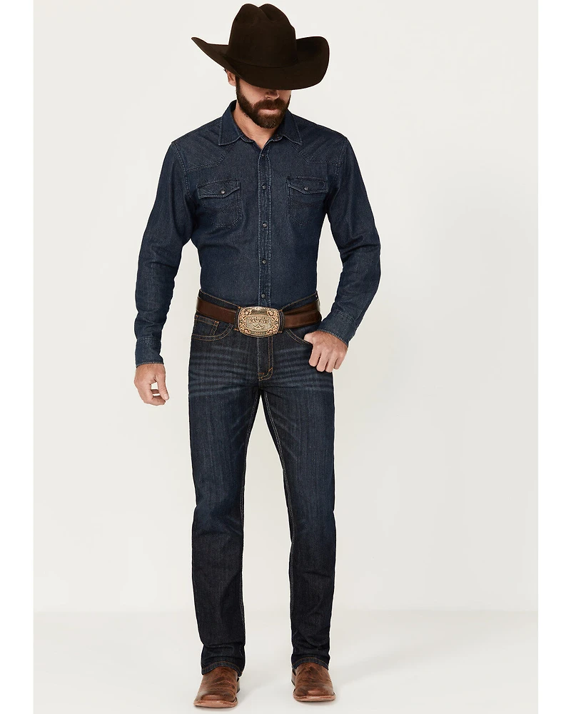 Cody James Men's Night Hawk Wash Jackson Slim Straight Stretch Denim Jeans