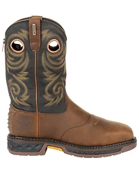 Georgia Boot Men's Carbo-Tec LT Waterproof Western Work Boots - Steel Toe