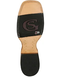 Justin Men's San Antone Exotic Caiman Western Boots - Broad Square Toe
