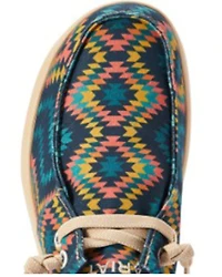 Ariat Men's Southwestern Print Stretch Casual Hilo - Moc Toe