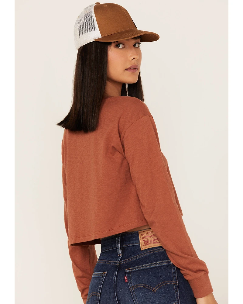 Shyanne Women's Eagle Graphic Cropped Sweatshirt