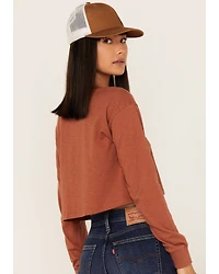 Shyanne Women's Eagle Graphic Cropped Sweatshirt