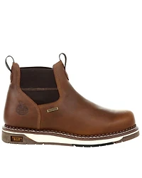 Georgia Boot Men's Waterproof Chelsea Work Boots - Steel Toe