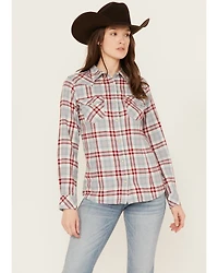 Wrangler Retro Women's Boot Barn Exclusive Long Sleeve Snap Western Flannel Shirt