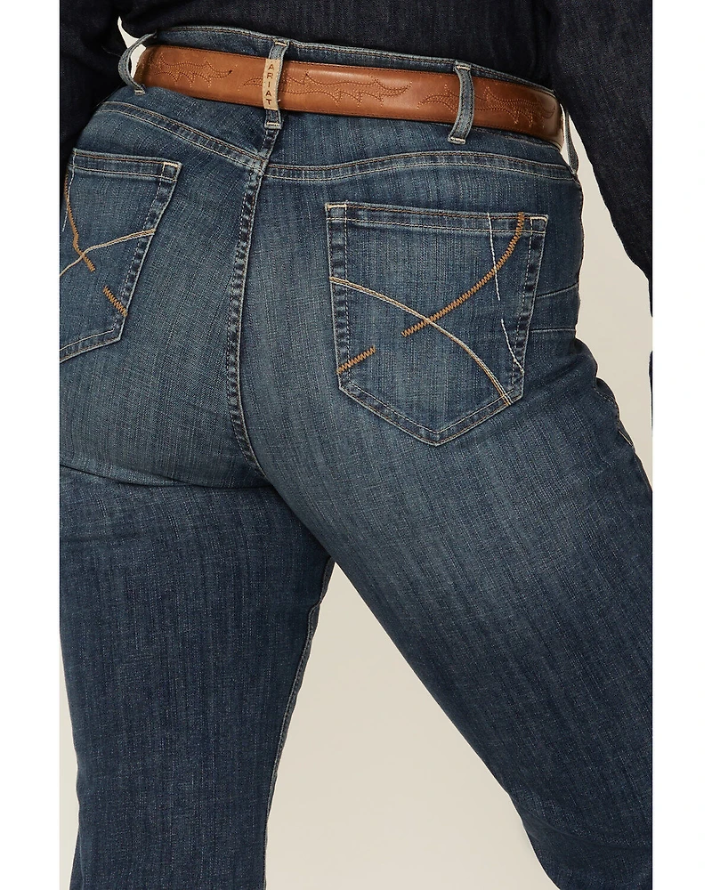 Ariat Women's Dark Wash Ella Bootcut Denim Jeans - Plus