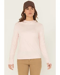 Carhartt Women's Force Sun Defender™ Relaxed Fit Lightweight Long Sleeve Hooded Graphic Work Shirt