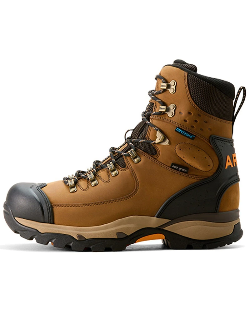 Ariat Men's 8" Endeavor Waterproof Work Boots - Soft Toe
