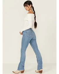 Shyanne Women's Georgia High Rise Bootcut Stretch Denim Jeans