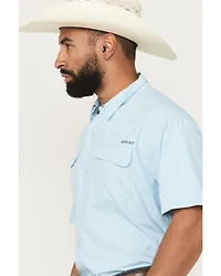 Ariat Men's VentTEK Solid Outbound Short Sleeve Button-Down Shirt - Big