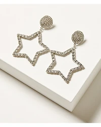 Idyllwind Women's Jeanette Star Rhinestone Earrings