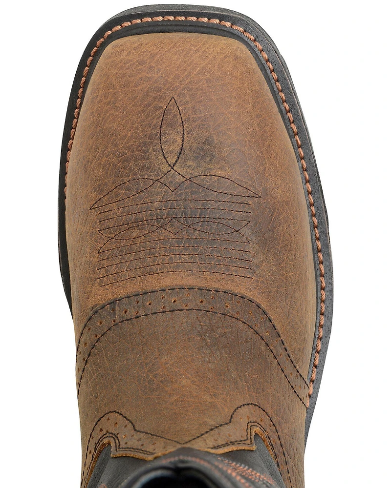 Double H Men's Saddle Composite Toe Western Work Boots