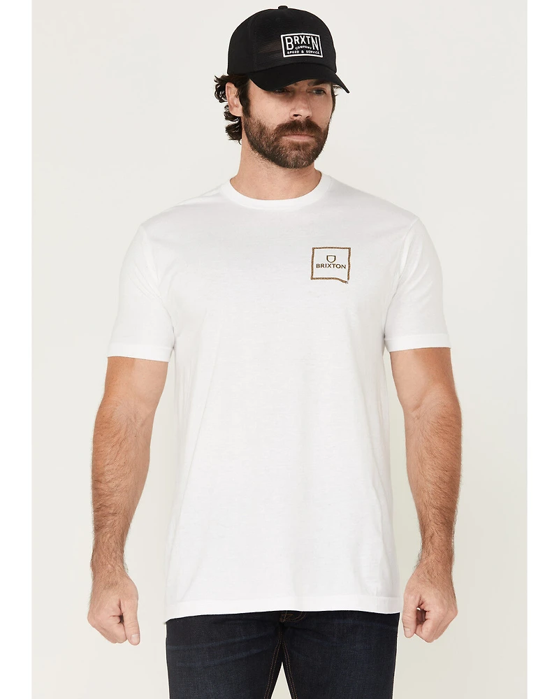 Brixton Men's Boot Barn Exclusive Alpha Square Lasso Short Sleeve Graphic T-Shirt